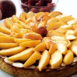 Passover Peach Melba Torte