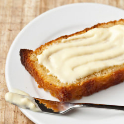 French Yogurt Cake with Lemon Cream