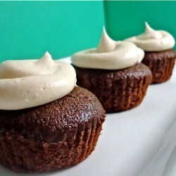 Chocolate Whiskey Cupcakes