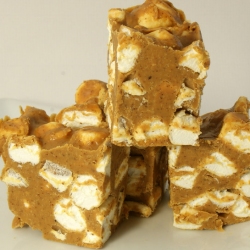 Almond Butter Butterscotch Squares