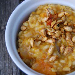 Butternut Squash Barley Risotto