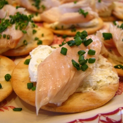 Smoked Trout With Chive Cream Cheese