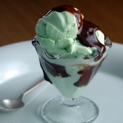 Creme de Menthe Ice Cream