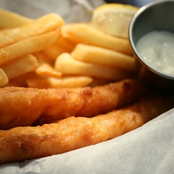 Fish and Chips at the Singapore Zoo