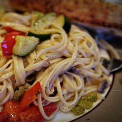 Linguine with Summer Vegetables