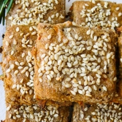 Carrot Rosemary Rye Biscuits