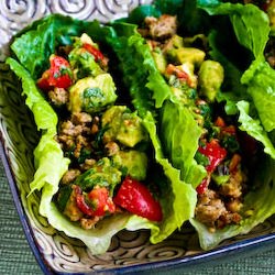 Turkey Lettuce Wrap Tacos