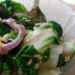 Asian Broccoli and Bok Choi Salad