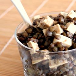 Lentil Salad with Smoked Tofu