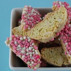 Biscotti with Anise Seed Sprinkles