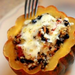 Quinoa Stuffed Acorn Squash