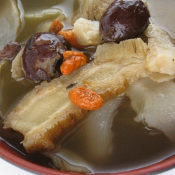 America Ginseng Pork Soup