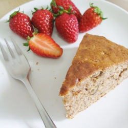 Banana Walnut Tea Cake