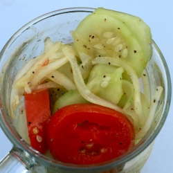 Tomato Cucumber Onion Salad