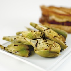 Grilled Baby Artichokes