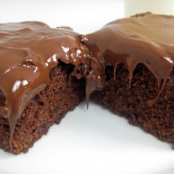 Chocolate-Glazed Brownies