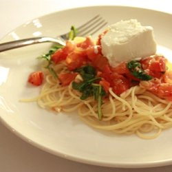 Spaghettini with Fresh Tomatoes