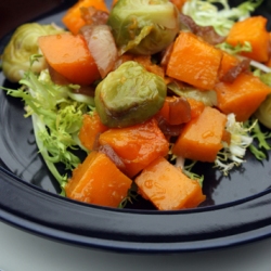 Squash and Sprouts Salad