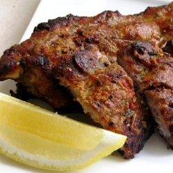 Savoury And Spicy Pork Button Ribs