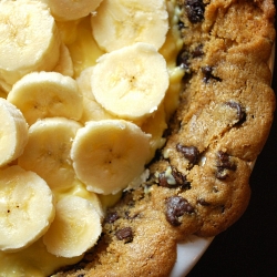 Banana Cream Pie with Cookie Crust