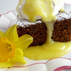 Gingerbread with Lemon Sauce