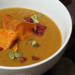 Butternut Squash, Sweet Potato Soup