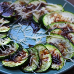 Parmesan Zucchini with Balsamic