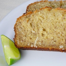 Coconut Lime Banana Bread