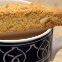 White Chocolate Chip Biscotti