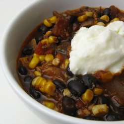 Chicken, Black Bean & Corn Chili