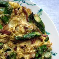 Asparagus Bacon & Scallion Frittata