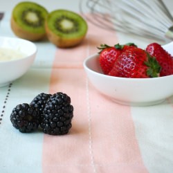 Pavlova with Lemon Curd