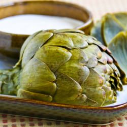 Pressure Cooker Artichokes