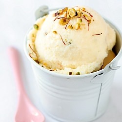 Cardamom Saffron Ice Cream