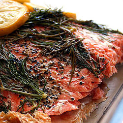 Dilled Salmon with Lemon