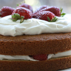 Strawberry Country Cake