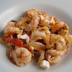 Shrimp Saganaki