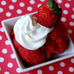 Strawberry Sorbet