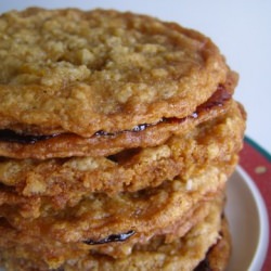 Blackberry Jam Oatmeal Cookies