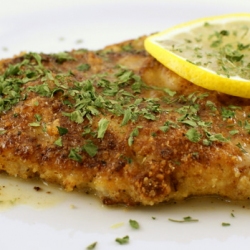 Parmesan Crusted Chicken Piccata