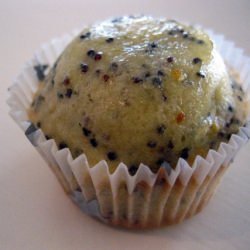 Orange and Poppy Seed Cupcake