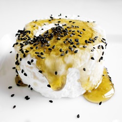 Honey, Black Sesame Seeds & Ricotta