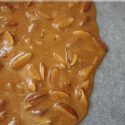 Almond, Cinnamon and Maple Brittle