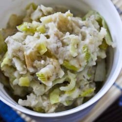 Potato and Celery Root Mash