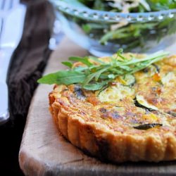 Leek and Zucchini Tart