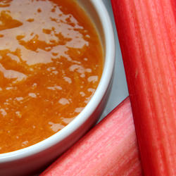 Orangey Stewed Rhubarb