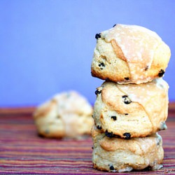 Glazed Maple Cream Scones