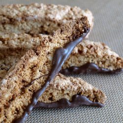 Almond Toffee Biscotti~