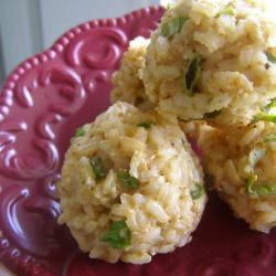 Baked Brown Rice Balls