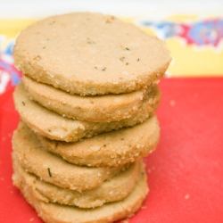 Rosemary/Pinenut Shortbread Cookies